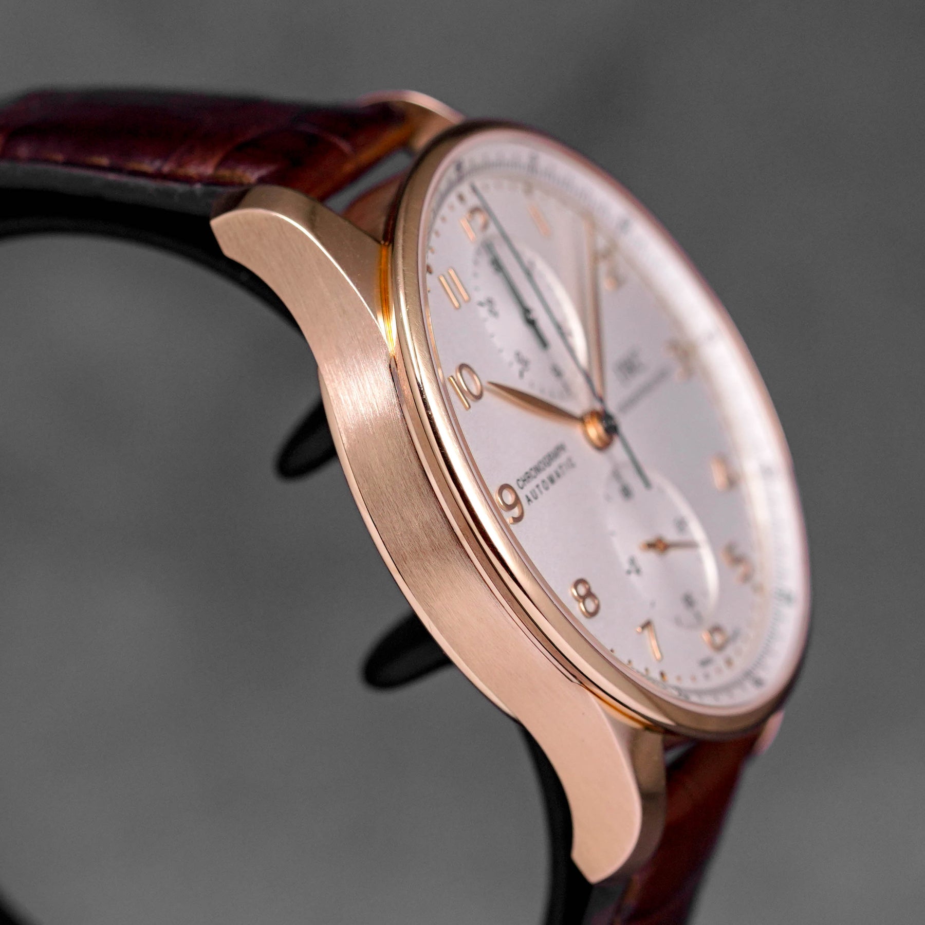 PORTUGIESER ROSEGOLD CHRONOGRAPH SILVER DIAL (WATCH ONLY)