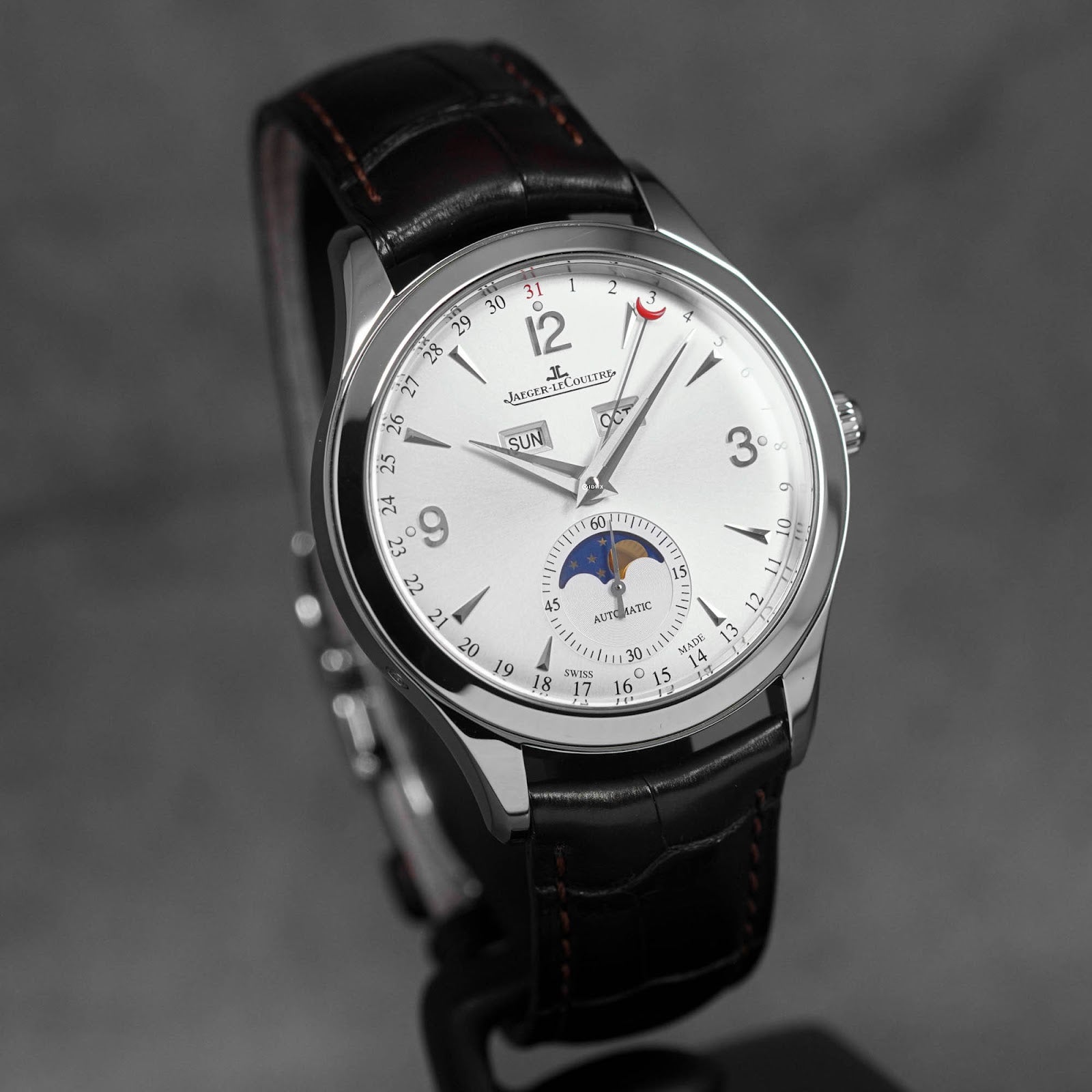 MASTER CONTROL CALENDAR MOONPHASE SILVER DIAL (2019)