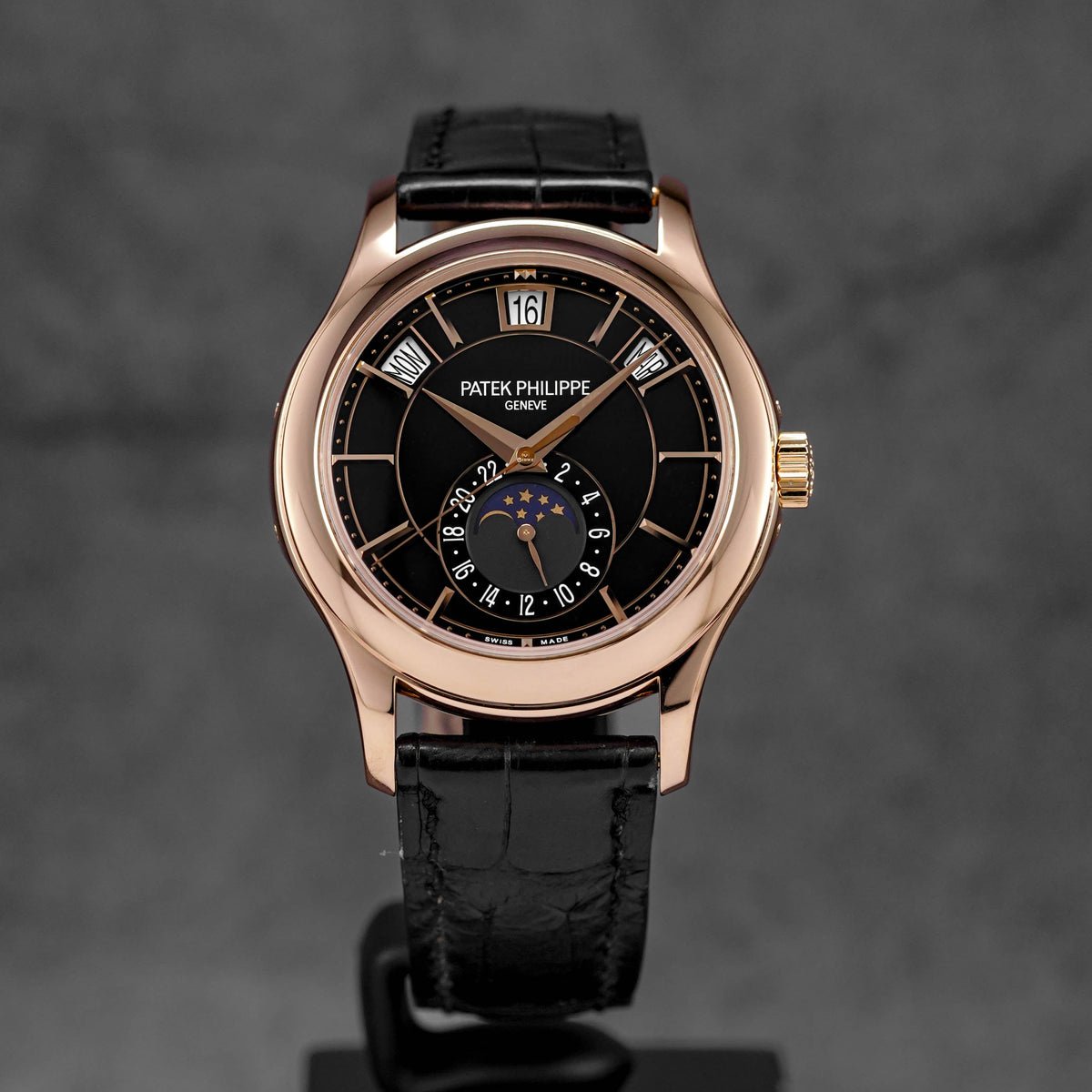 COMPLICATIONS 5205R ROSEGOLD ANNUAL CALENDAR MOONPHASE BLACK DIAL (2017)