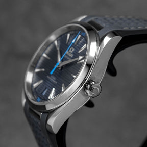 SEAMASTER AQUA TERRA 150M BLUE DIAL RUBBER STRAP (2021)