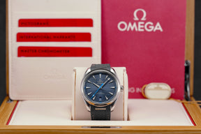 SEAMASTER AQUA TERRA 150M BLUE DIAL RUBBER STRAP (2021)