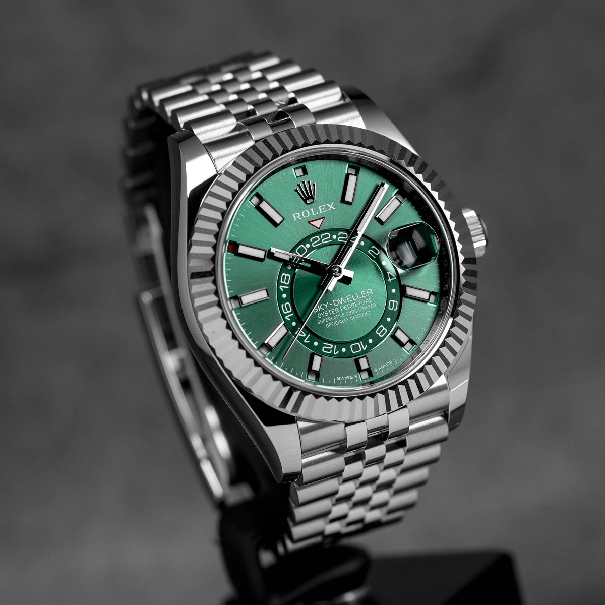 SKY-DWELLER MINT GREEN JUBILEE (2025)