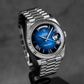 DAYDATE 40MM WHITEGOLD BLUE OMBRE DIAL (2025)