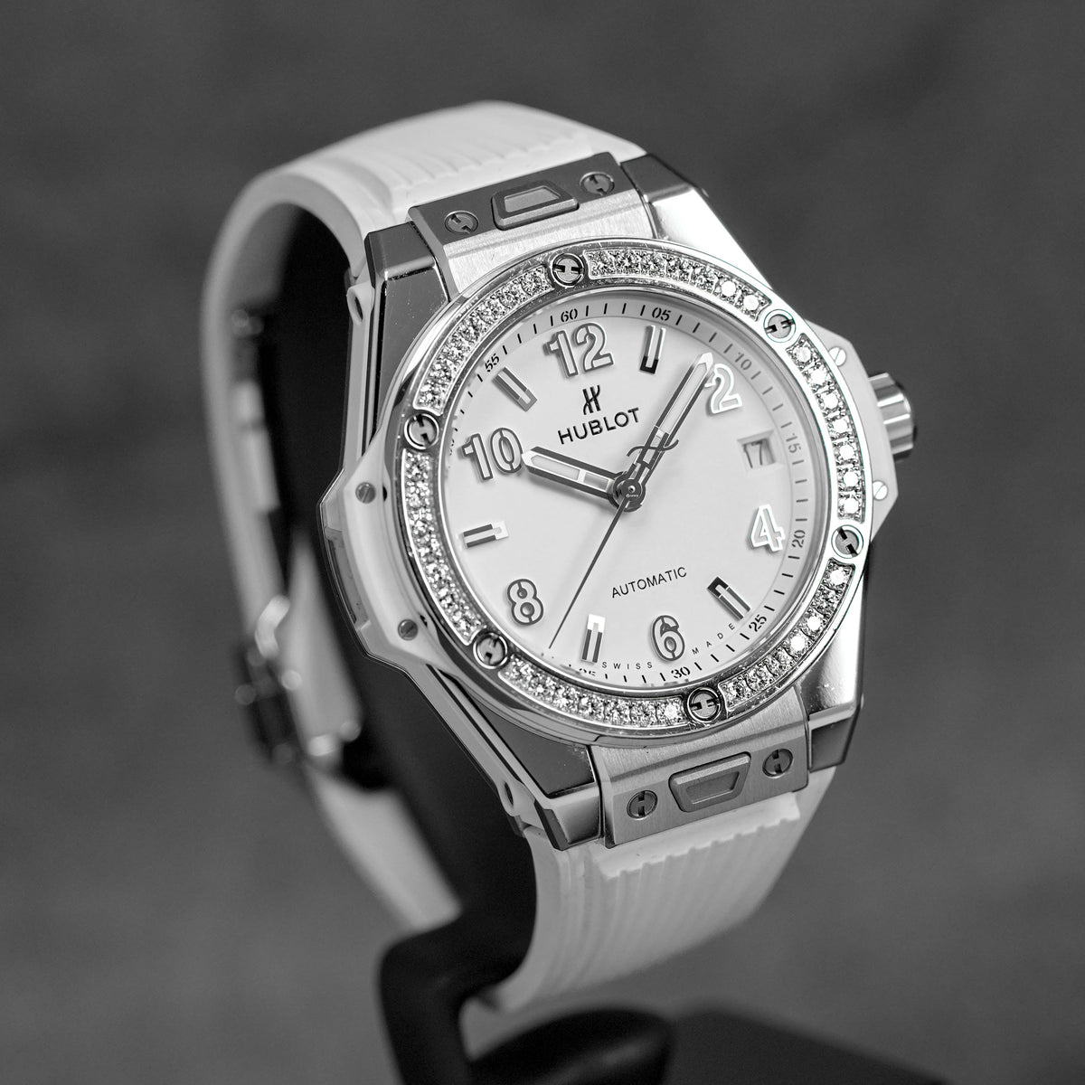 BIG BANG ONE CLICK 33MM STEEL WHITE DIAMONDS (WATCH ONLY)