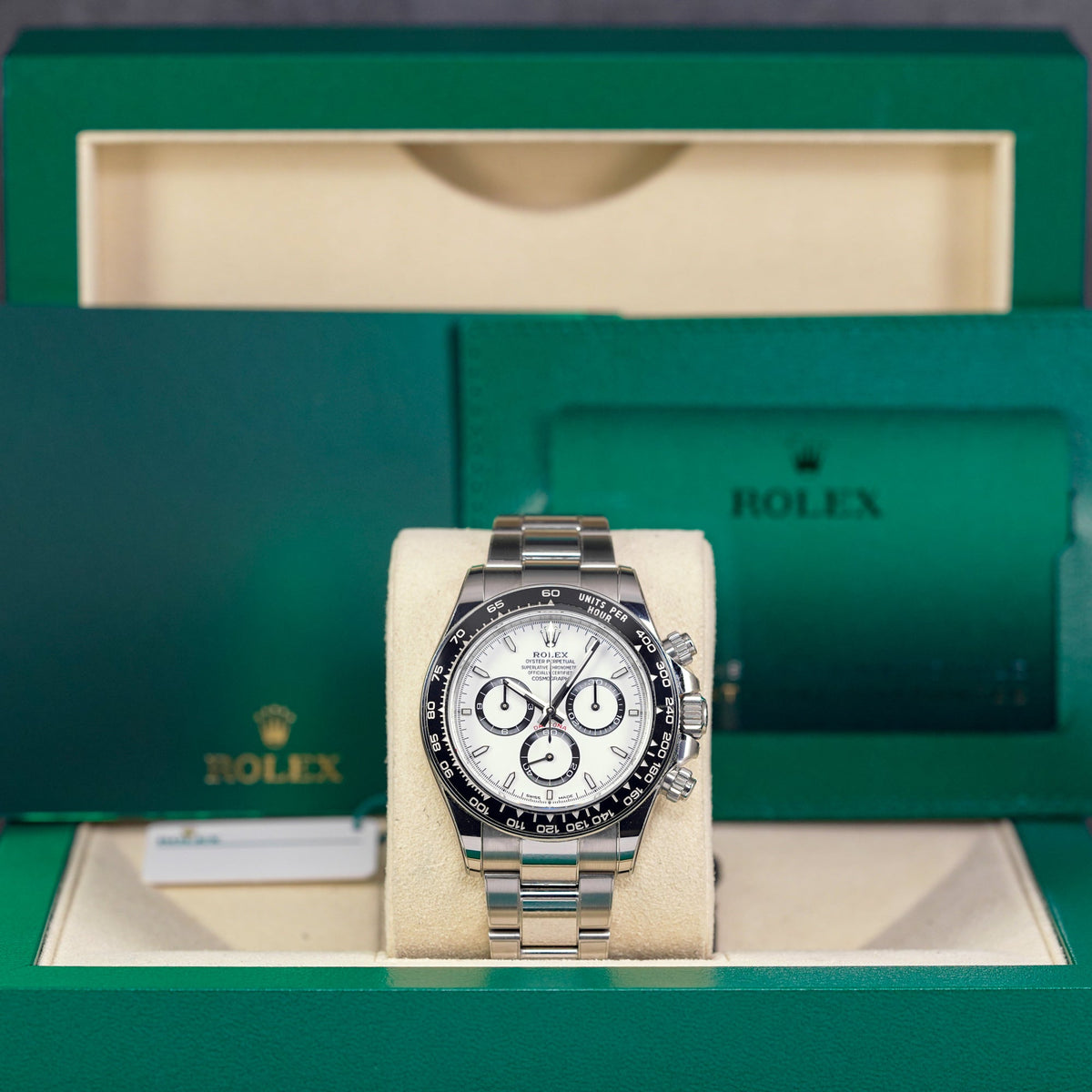 DAYTONA CERAMIC WHITE PANDA RING BEZEL (2024)