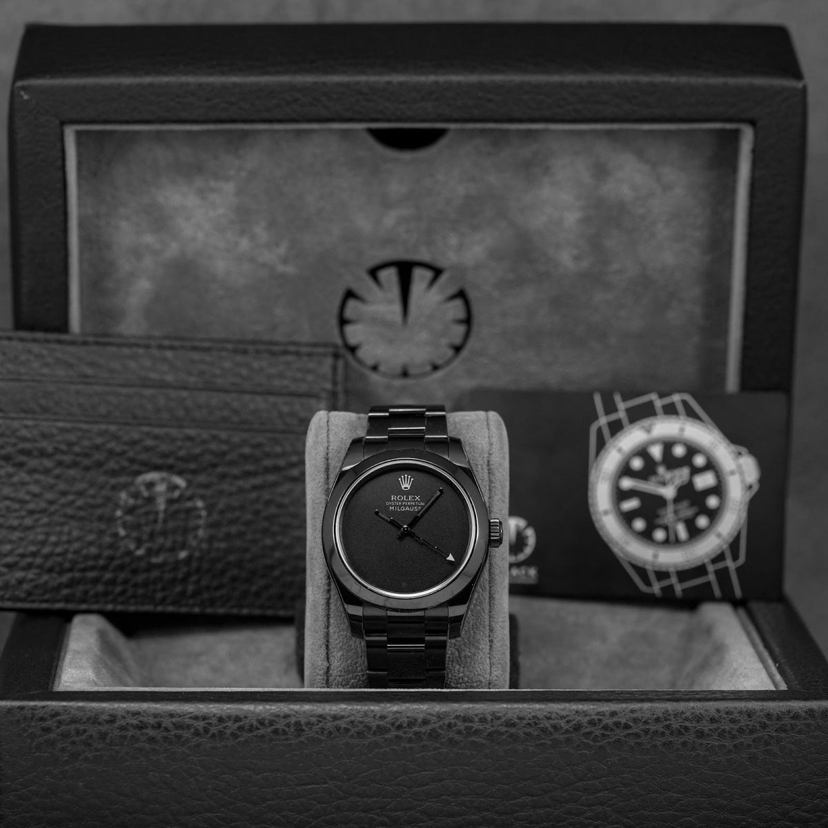 ROLEX CUSTOM MILGAUSS 'DARK KNIGHT' STEEL BLACK DLC (2020)