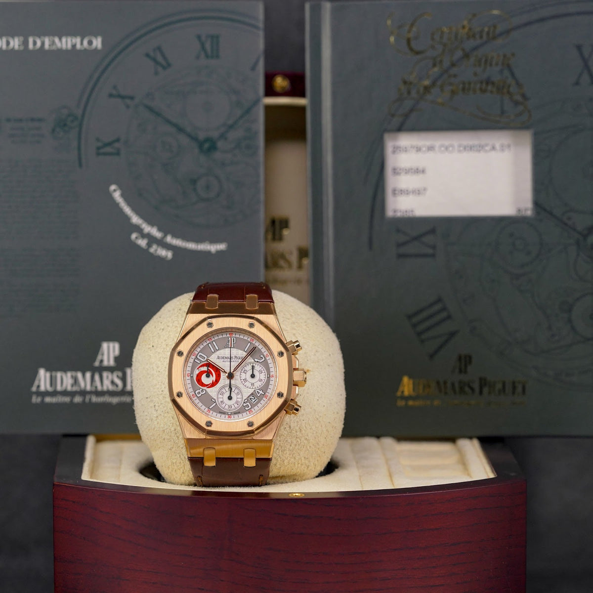 AUDEMARS PIGUET ROYAL OAK CHRONOGRAPH 39MM ROSEGOLD ALINGHI 'CITY OF SAILS' 30TH ANNIVERSARY LIMITED EDITION (UNDATED)