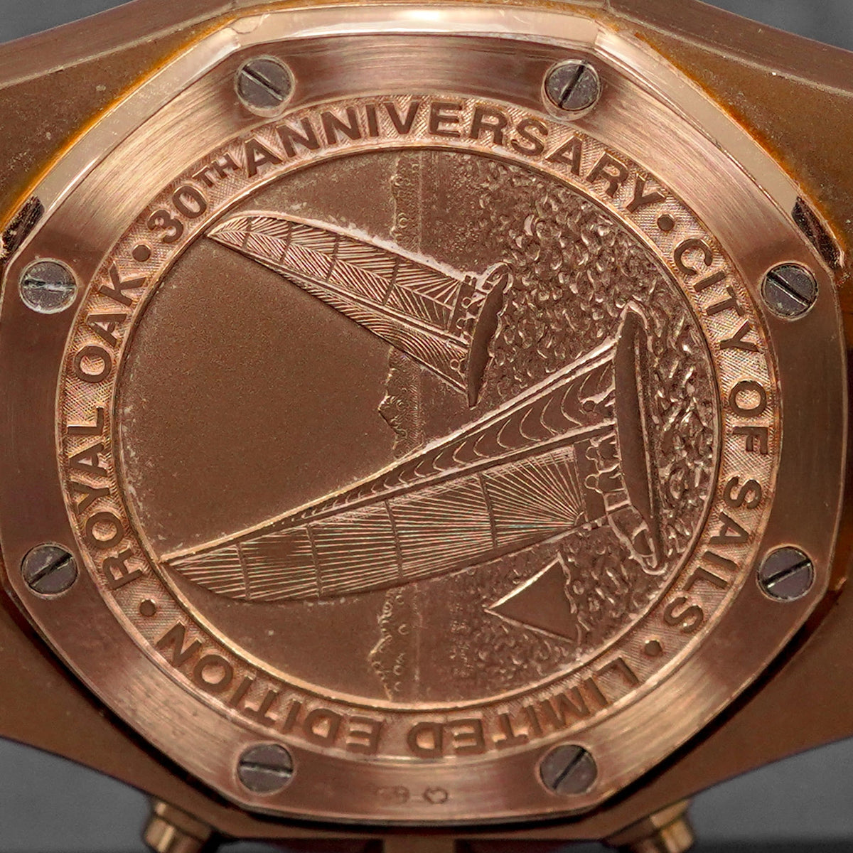 AUDEMARS PIGUET ROYAL OAK CHRONOGRAPH 39MM ROSEGOLD ALINGHI 'CITY OF SAILS' 30TH ANNIVERSARY LIMITED EDITION (UNDATED)
