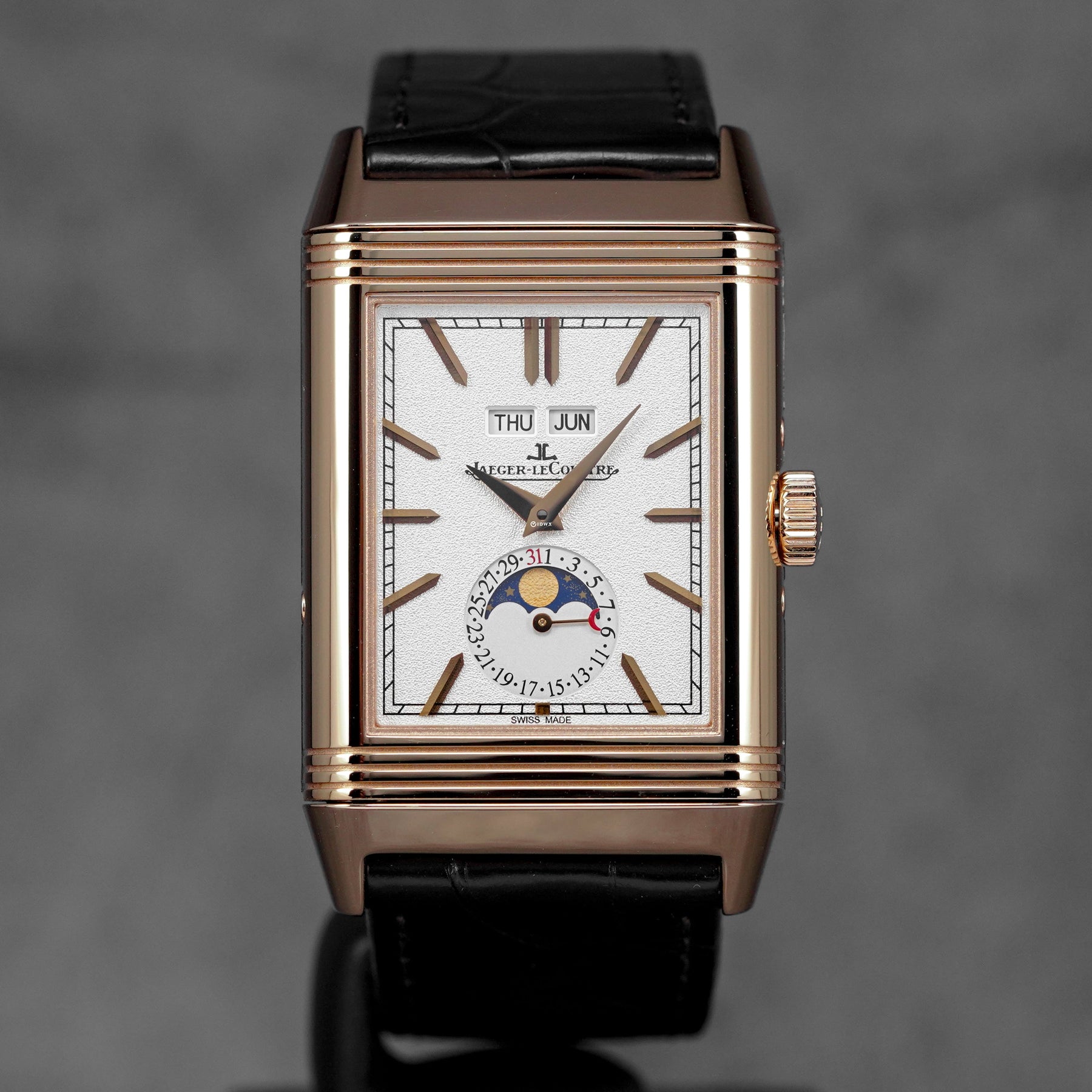 Harga JLC Reverso Tribute Duoface Calendar Rosegold