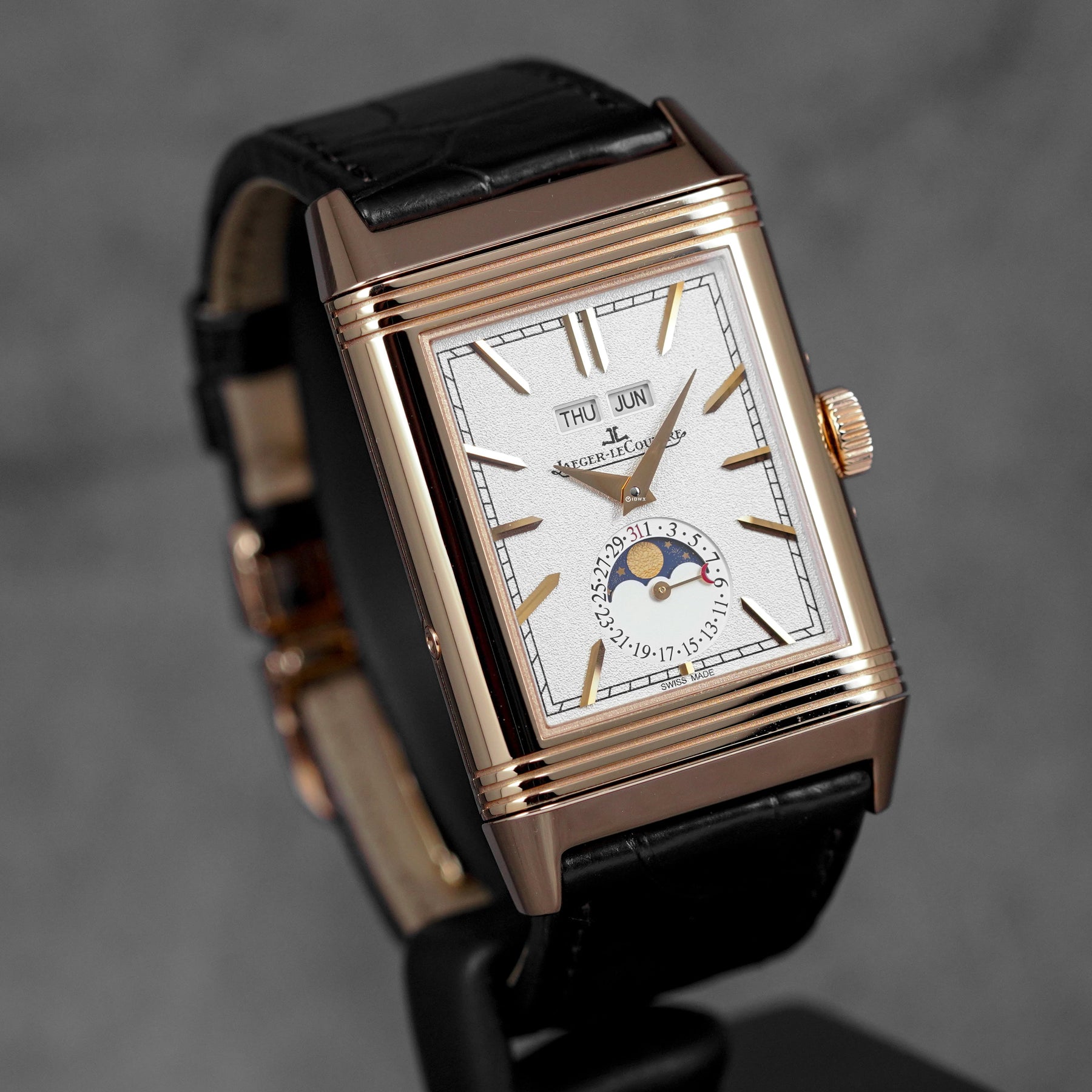 Harga JLC Reverso Tribute Duoface Calendar Rosegold
