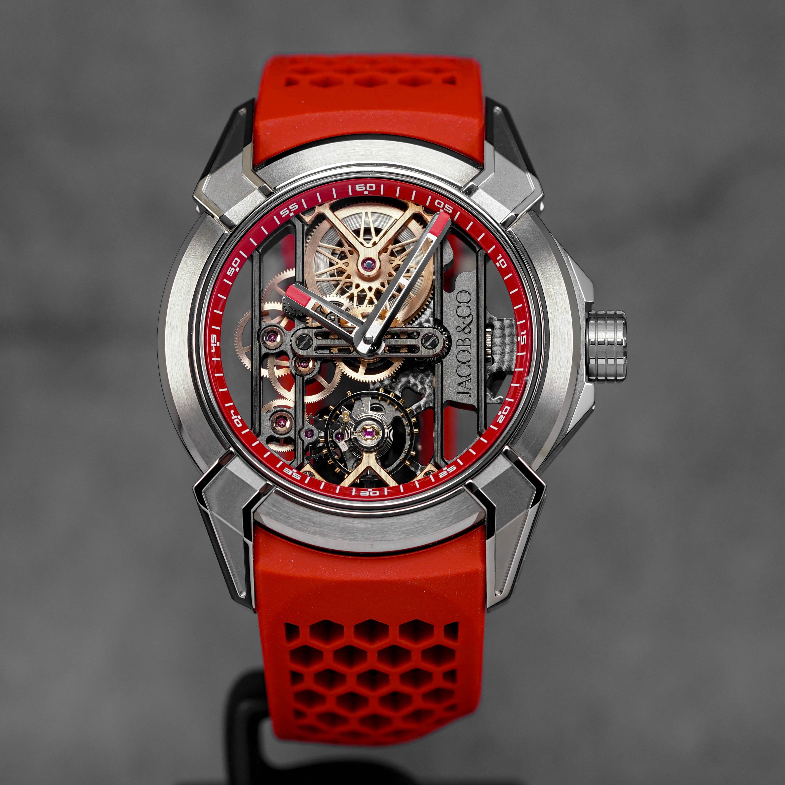 JACOB & CO. EPIC X TITANIUM RED SKELETON (2025) - OMNILUXE