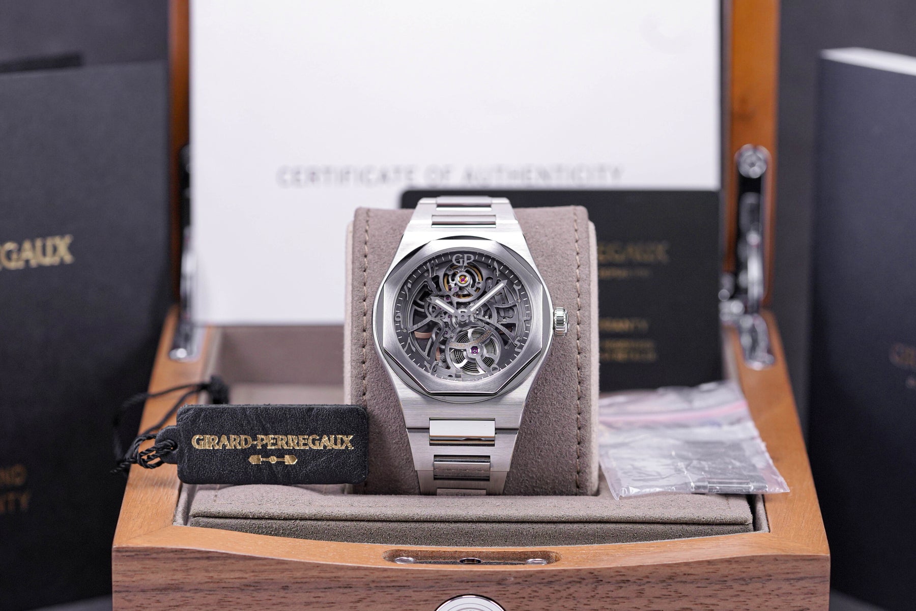 GIRARD PERREGAUX LAUREATO STEEL SKELETON ARABIC DIAL LIMITED