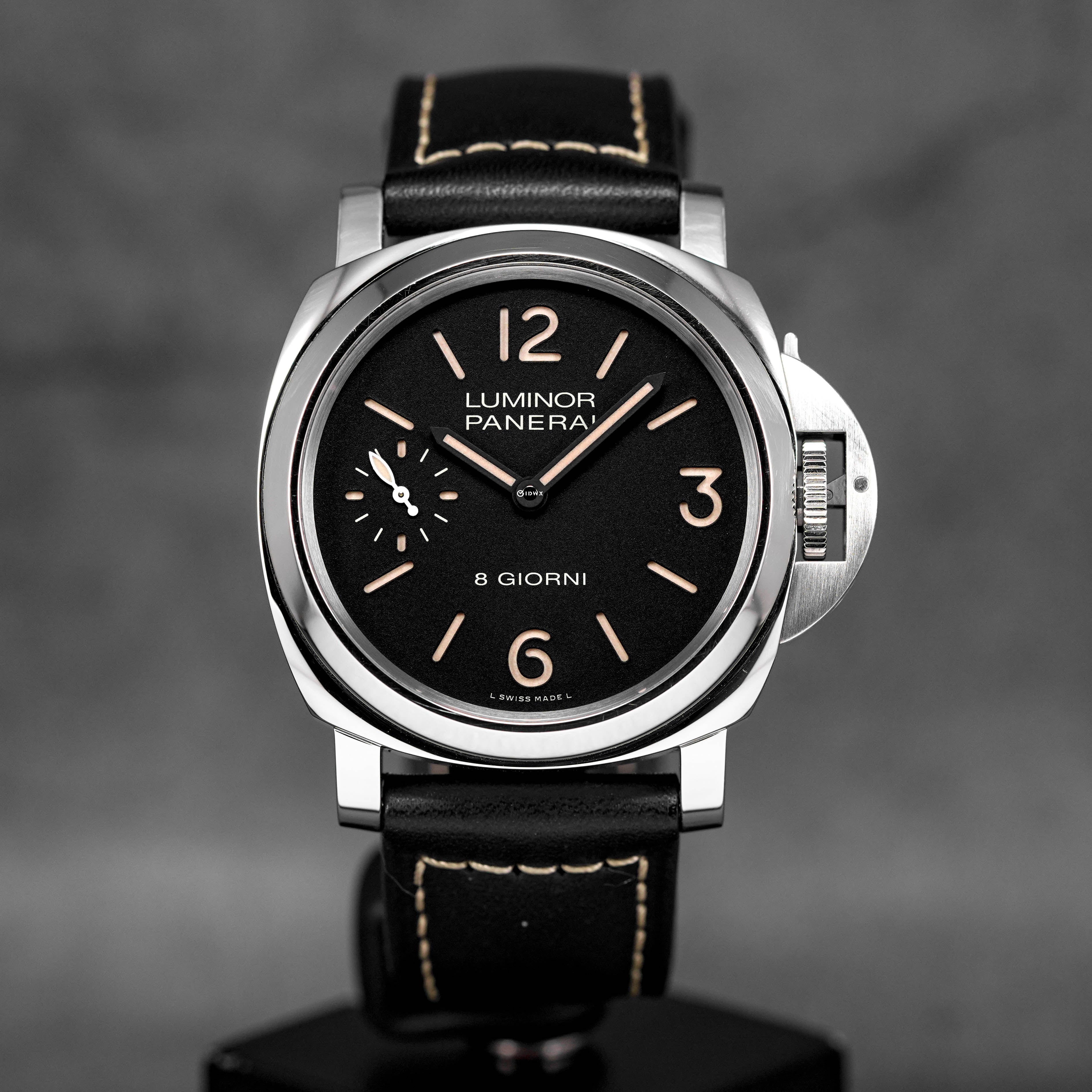 PANERAI LUMINOR 8 GIORNI 44MM STEEL BLACK DIAL PAM 915 2022 OMNILUXE