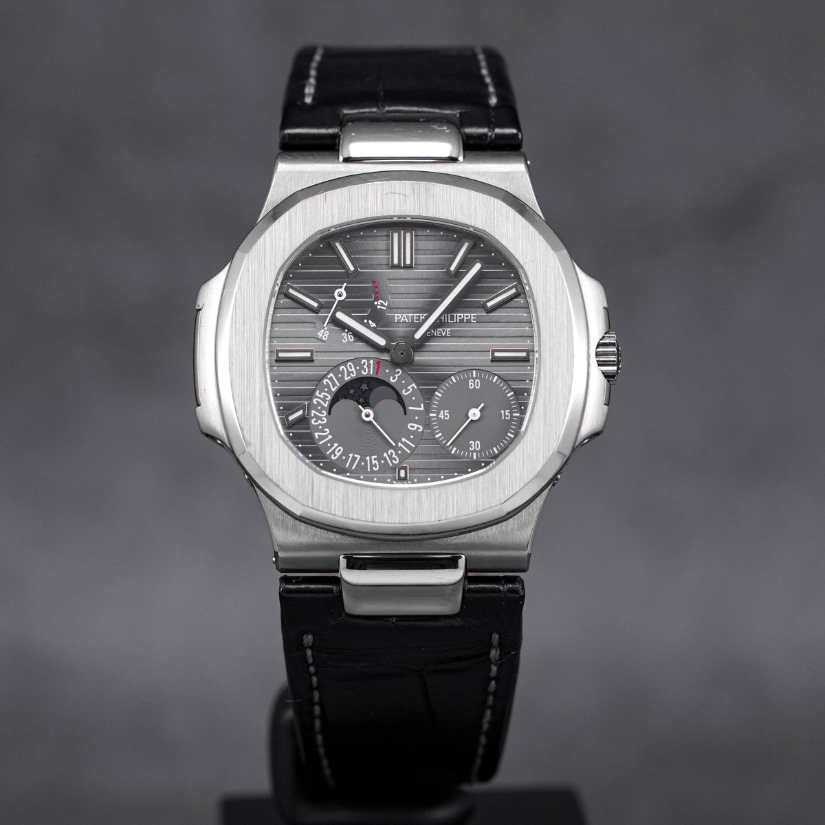 NAUTILUS 5712G MOONPHASE WHITEGOLD GREY DIAL (2014)