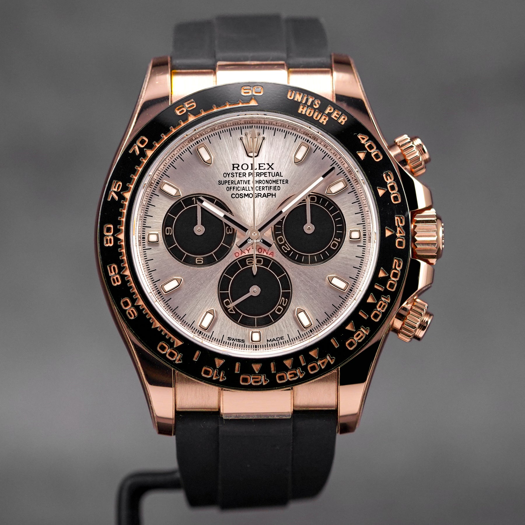 DAYTONA OYSTERFLEX ROSEGOLD PINK SUNDUST DIAL (2022)