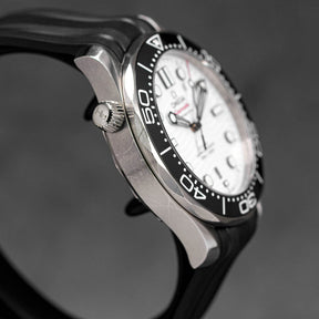 SEAMASTER DIVER 300 WHITE DIAL RUBBER STRAP (2022)