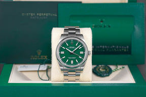 OYSTER PERPETUAL 41MM GREEN DIAL (2021)