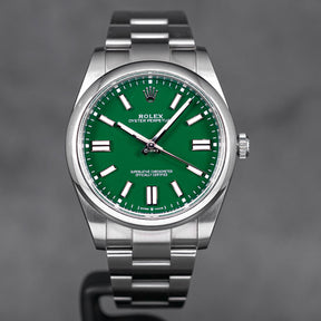 OYSTER PERPETUAL 41MM GREEN DIAL (2021)