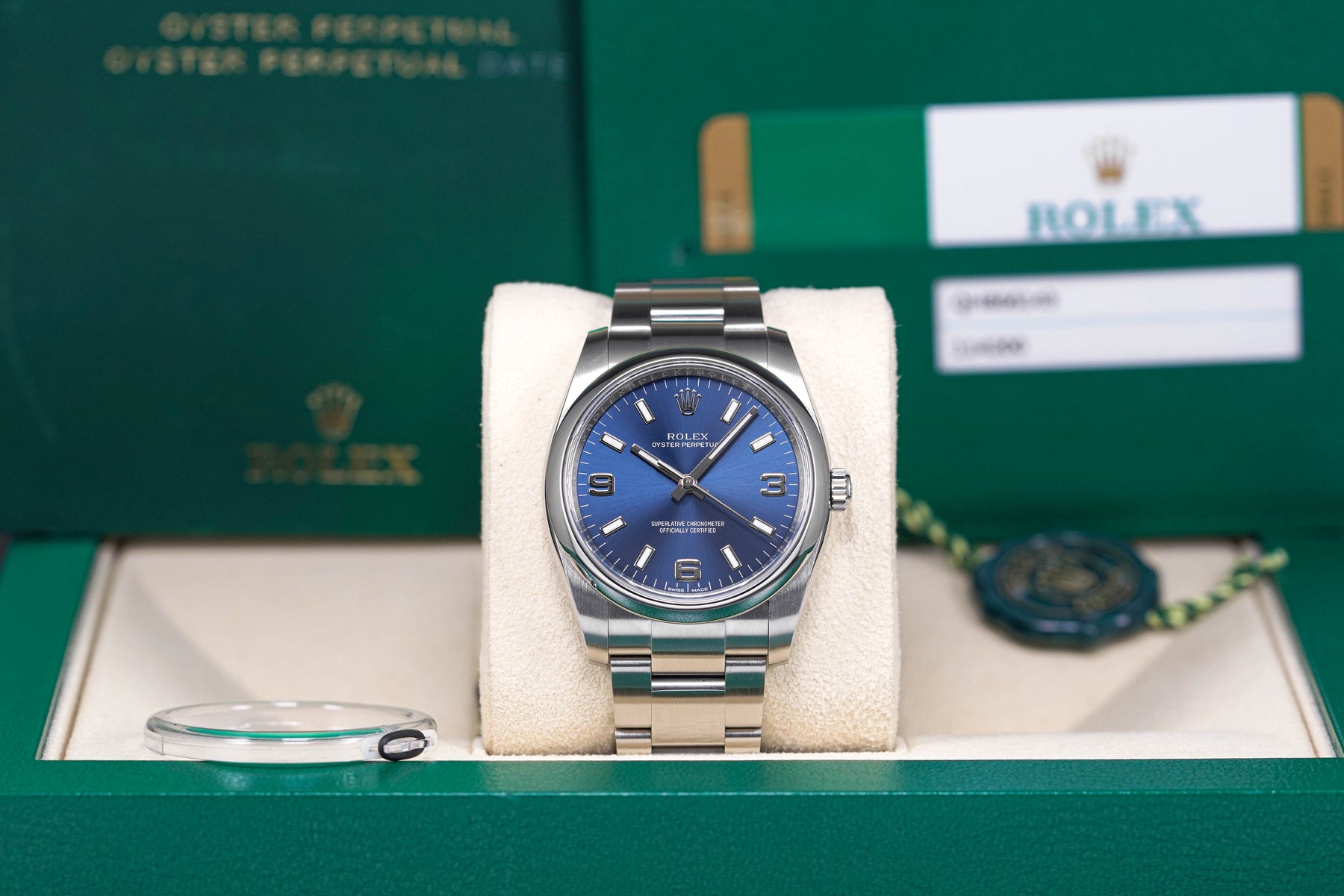 Rolex Oyster Perpetual Blue 114200