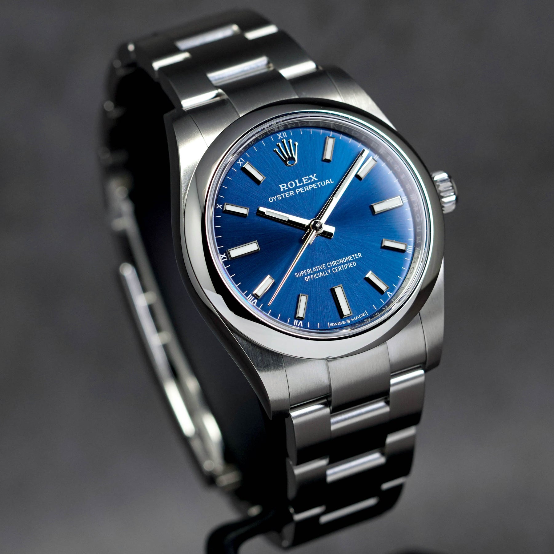 OYSTER PERPETUAL 34MM BLUE DIAL (2022)