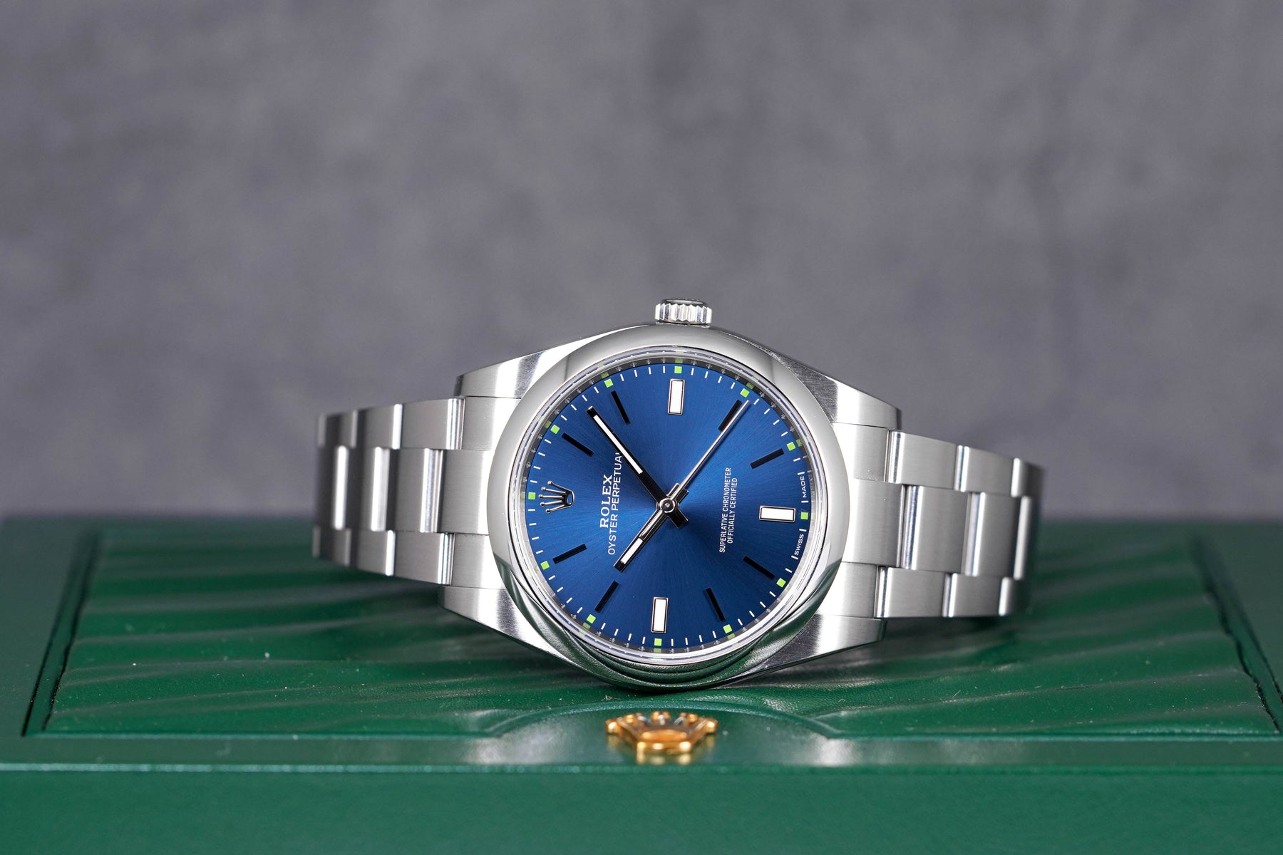 OYSTER PERPETUAL 39MM BLUE DIAL (2016)