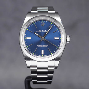 OYSTER PERPETUAL 39MM BLUE DIAL (2016)