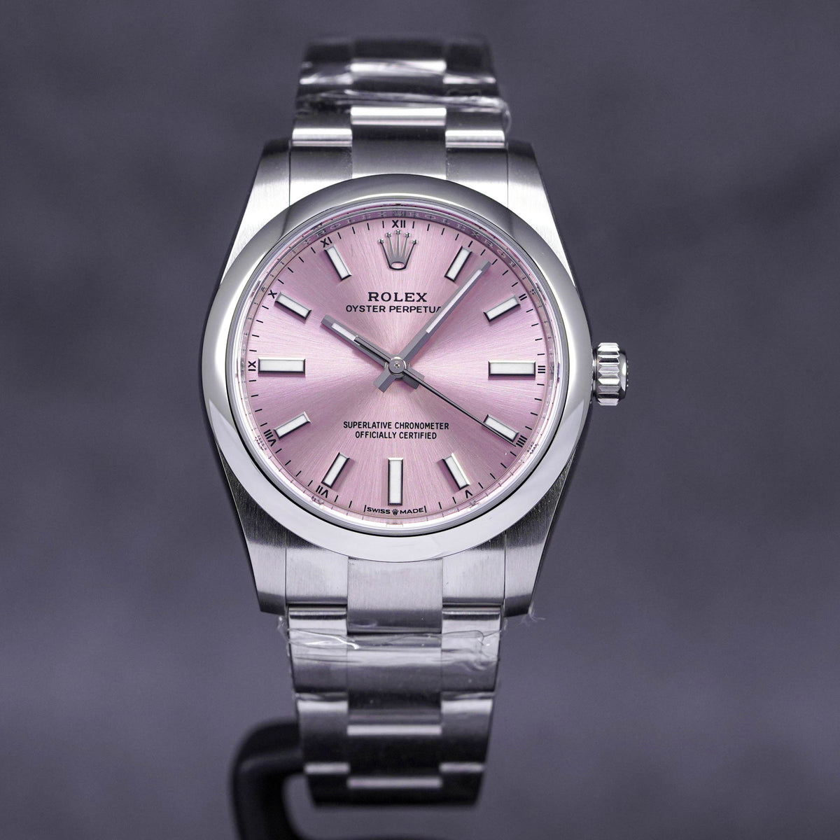 OYSTER PERPETUAL 34MM PINK DIAL (2023)