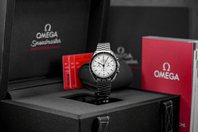 SPEEDMASTER MOONWATCH SAPPHIRE WHITE DIAL (2024)