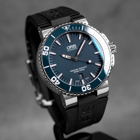 AQUIS DATE BLUE DIAL (WATCH ONLY)