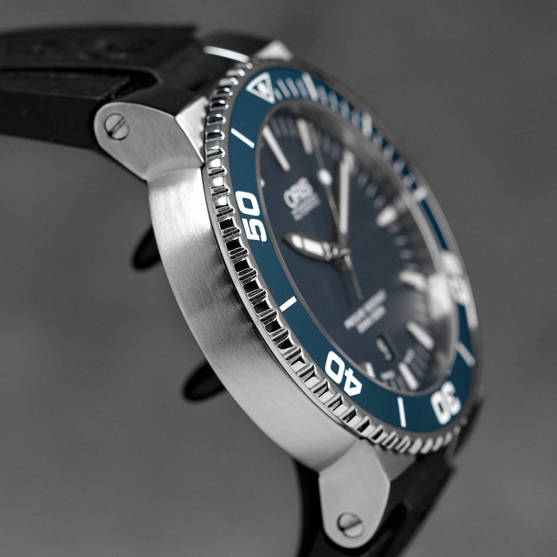 AQUIS DATE BLUE DIAL (WATCH ONLY)