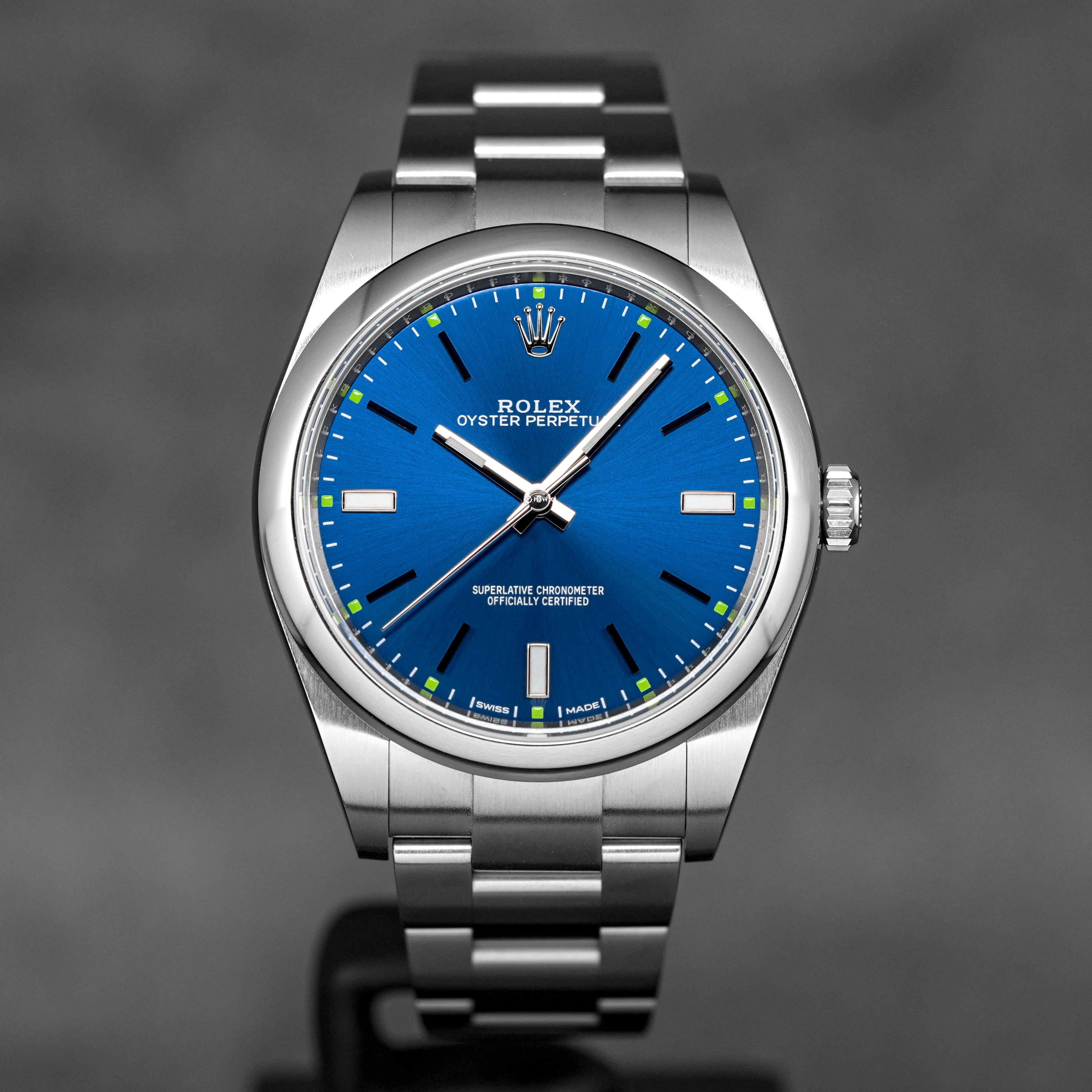 Rhodium Dial Rolex Oyster Perpetual 39 Review Rhodium Dial Rolex