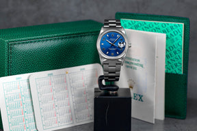 Oyster Perpetual Date Blue Indonesia