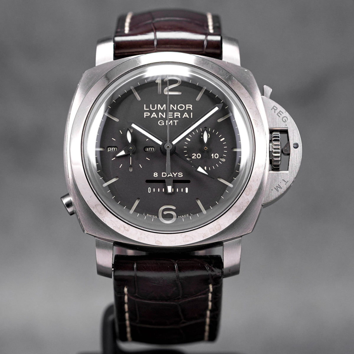 LUMINOR 1950 8 DAYS GMT CHRONOGRAPH MONOPULSANTE TITANIUM PAM 311 (2014)