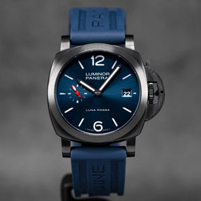 LUMINOR QUARANTA LUNA ROSSA STEEL DLC BLUE DIAL PAM 1408 (2023)