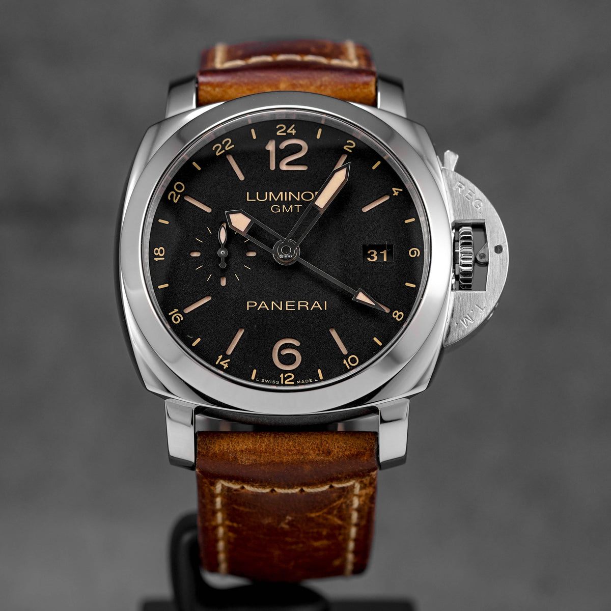 LUMINOR 1950 3 DAYS GMT 44MM BLACK DIAL PAM 531 (2017)