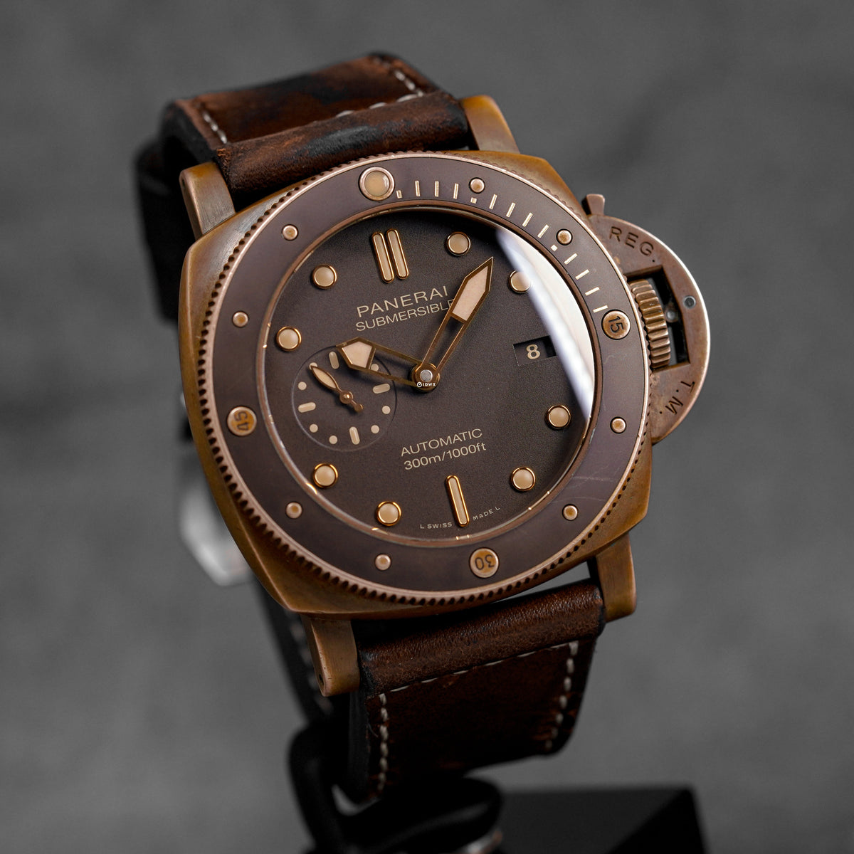 SUBMERSIBLE BRONZO 47MM BROWN DIAL PAM 968 (2020)