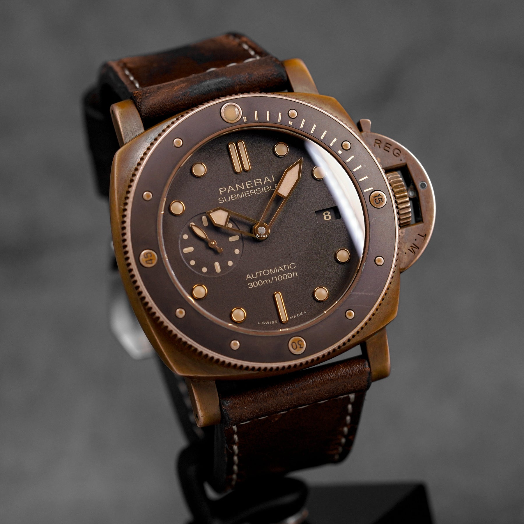 SUBMERSIBLE BRONZO 47MM BROWN DIAL PAM 968 (2020)
