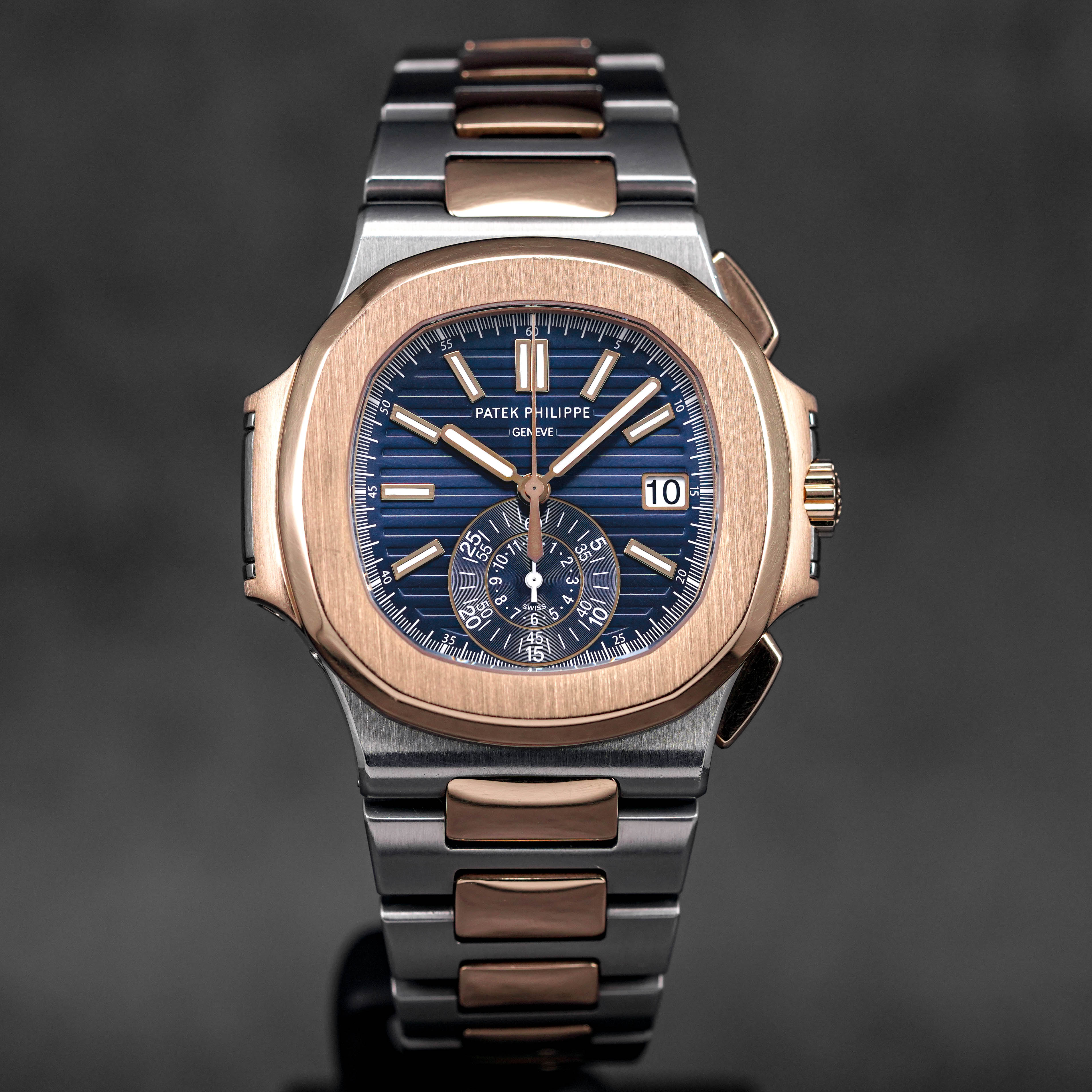 PATEK PHILIPPE NAUTILUS FLYBACK CHRONOGRAPH 5980 1AR TWOTONE