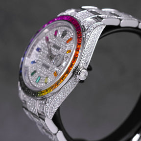 Rolex Datejust Rainbow Diamond