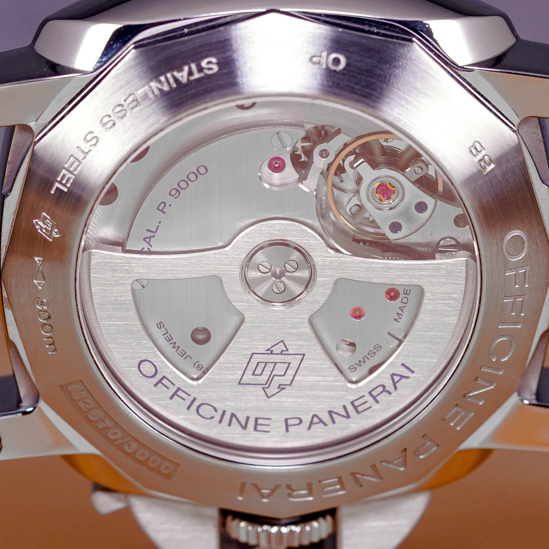 Luminor Marina Panerai Back Case Jam Tangan Panerai Case Back