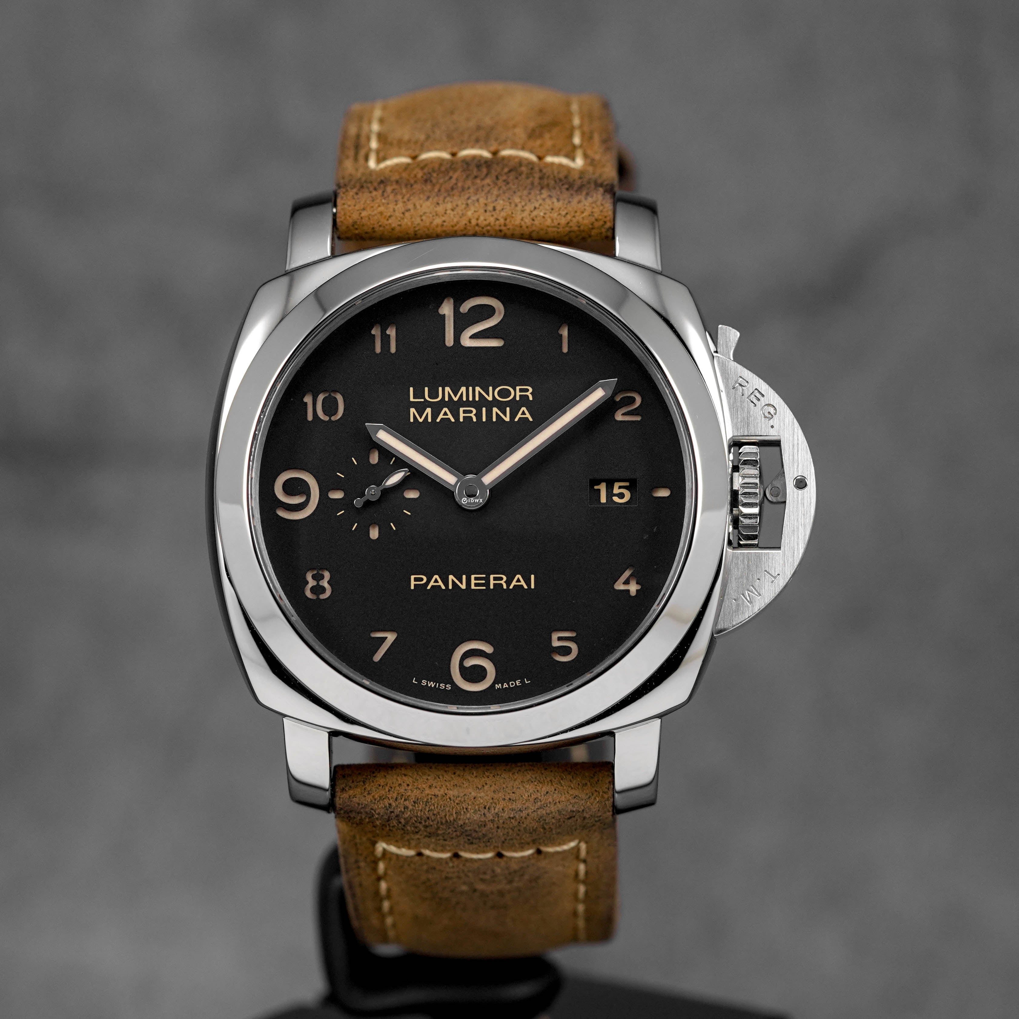 PANERAI LUMINOR MARINA 1950 DAYS 44MM BLACK DIAL PAM 359 (WATCH ONLY)  OMNILUXE
