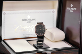 GOLDEN ELLIPSE 5738R ROSEGOLD BLACK DIAL (2024)