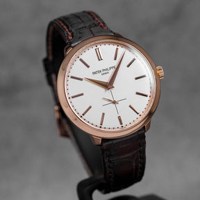 CALATRAVA 5123R ROSEGOLD SILVER DIAL (WATCH ONLY)