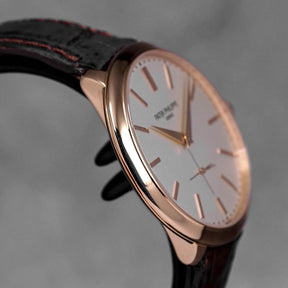 CALATRAVA 5123R ROSEGOLD SILVER DIAL (WATCH ONLY)