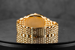 GOLDEN ELLIPSE 3978 YELLOWGOLD BLUE DIAL SMALL SECOND (1995)