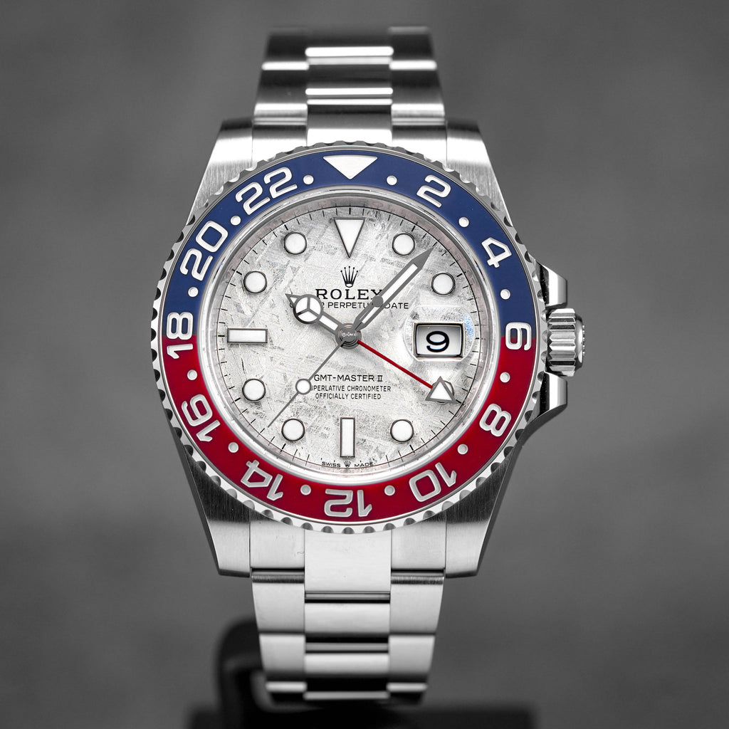 ROLEX GMT MASTER-II 'PEPSI' WHITEGOLD METEORITE DIAL (2024) OMNILUXE
