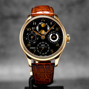 Portugieser Rosegold Black