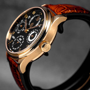 Portugieser Rosegold Black