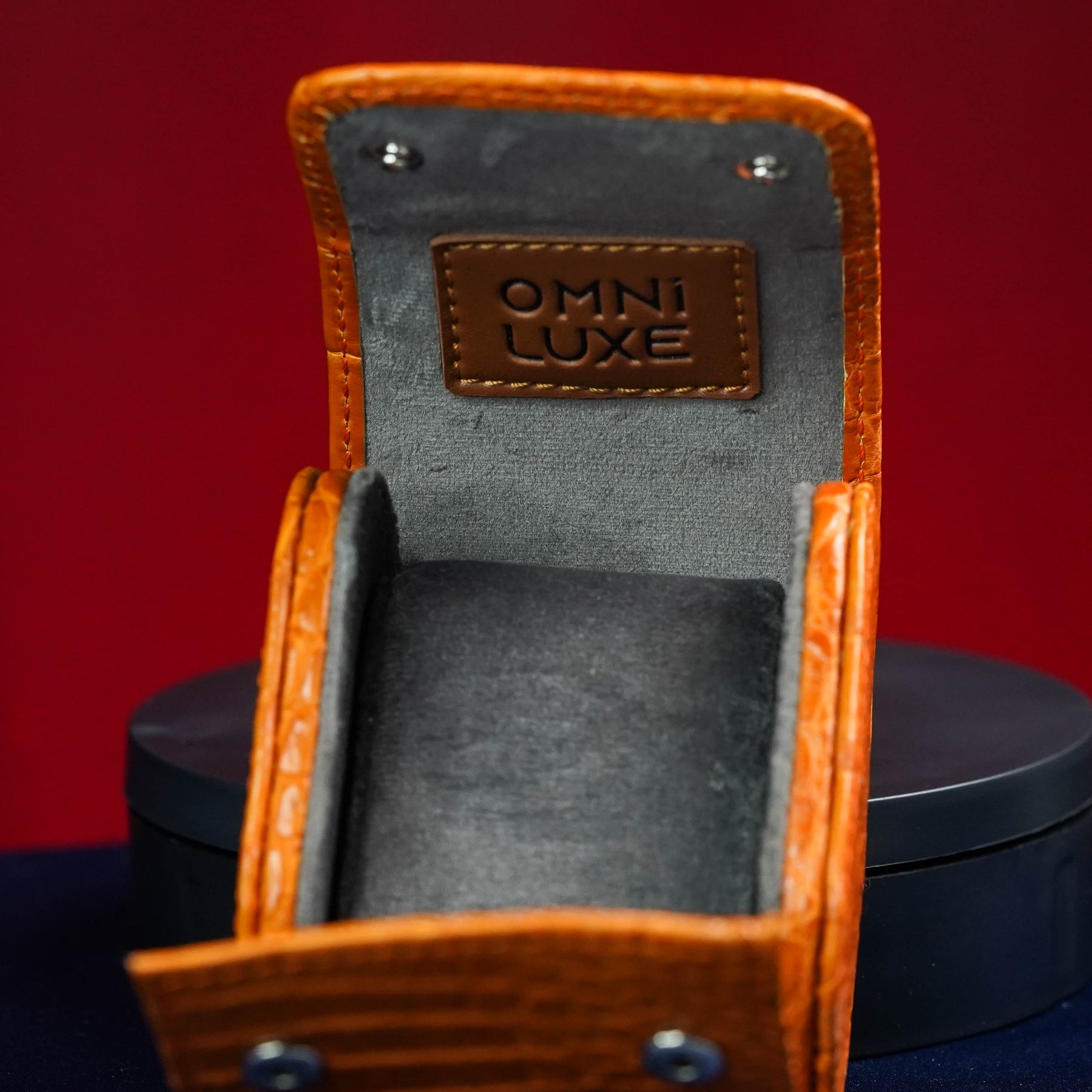 CROCODILE LEATHER CASE SINGLE SLOT