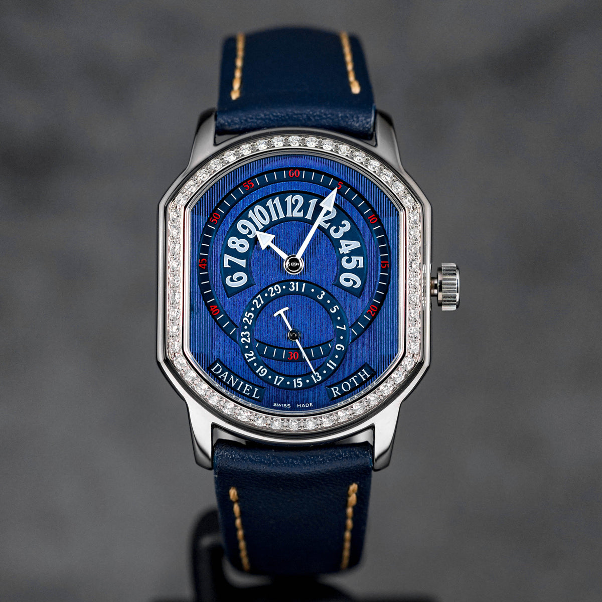 Premier Retrograde Date Blue